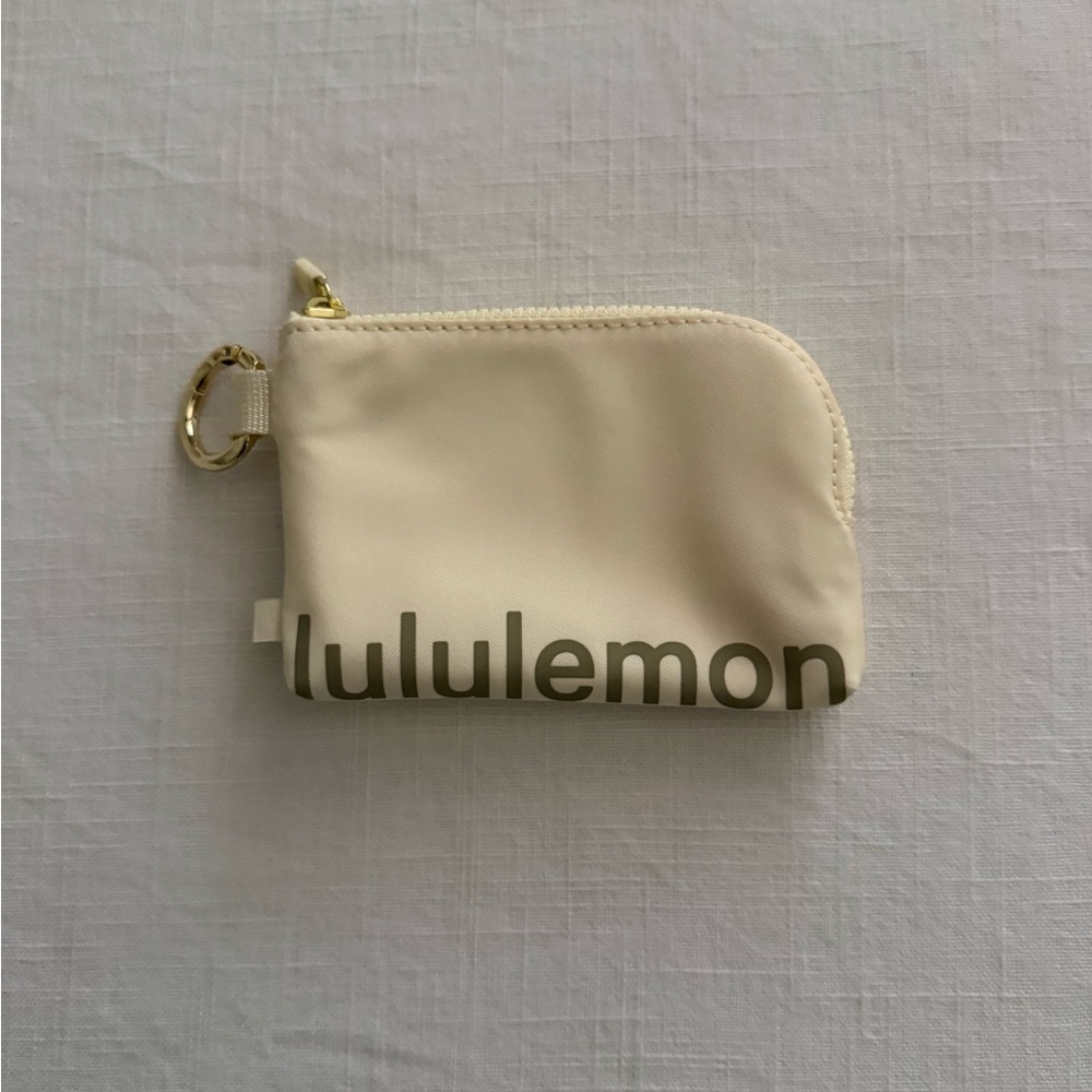 Brand New * Lululemon Cream Coin Pouch